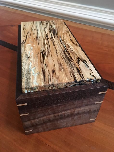 Wood Box Design, Wheelbarrow Planter, Wooden Box Designs, Manly Decor, Wooden Urn, Woodworking Box, Baptism Candle, Woodworking Inspiration, Painted Pony