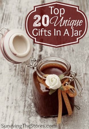 The top 20 best gift in a jar ideas for the holidays!!  These are always my favorite gifts - and they are so much fun to make!! Hillbilly Gifts, Gift In A Jar Ideas, Feet Cream, Gift In A Jar, Gifts In A Jar, Do It Yourself Decoration, Jar Meals, Jar Recipes, Inexpensive Crafts