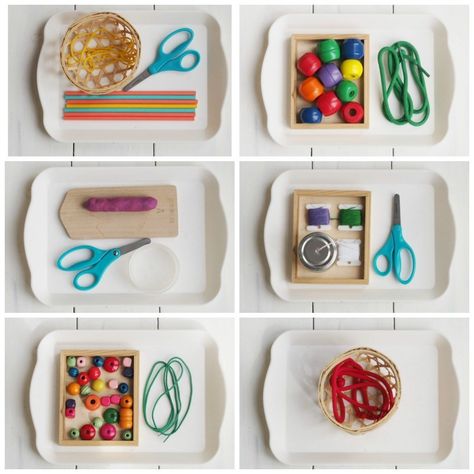 Couture Montessori, Montessori Trays, Sewing Activities, Small Twist, Bear Trap, Practical Life Activities, Montessori Lessons, Montessori Art, Montessori Practical Life