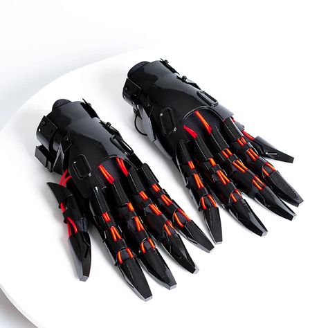 New Punk Mechanical Gloves Punk Biological Series Mask Bluetooth Earphone Functional Headphone Cosplay Headset Cyber Ears Props - Cosplay Costumes - AliExpress Cyberpunk Gloves, Cyper Punk, Cyberpunk Cosplay, Costume Gloves, Rave Gear, Red Hood, Cosplay Props, Halloween Carnival, Bluetooth Earphones