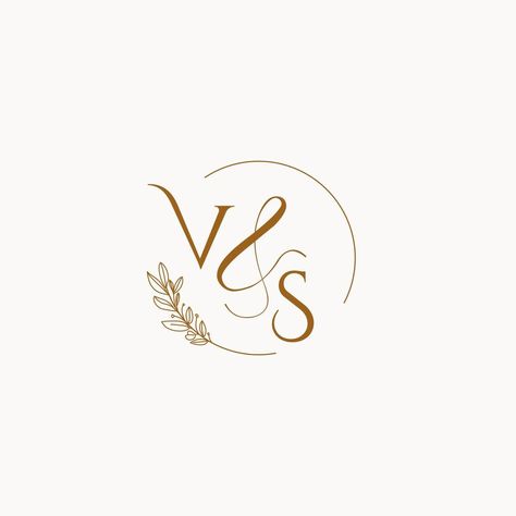 Vs Wedding Logo, Sv Letter Logo, Vs Letter Images, Vs Logo Design Fonts, Vs Logo Design, Wedding Initials Logo Design, Sv Logo, Couple Monogram Design, Wedding Initials Logo