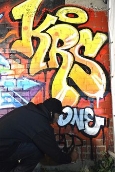 KRS-One graffiti  KRS-One graffiti Krs One, Hip Hop Classics, Real Hip Hop, Hip Hop And R&b, Hip Hop Art, Street Graffiti, Hip Hop Artists, Graffiti Wall, Hip Hop Culture