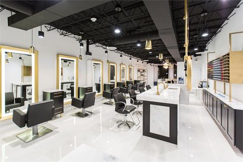 Salons of the Year 2017: Dasi Salon - Awards & Contests - Salon Today Modern Pedicure, Hair Salon Interior Design, Barber Shop Interior, Hair Salon Design, Spa Interior Design, Hair Salon Interior, Salon Suites Decor, Barber Shop Decor, Hair Salon Decor