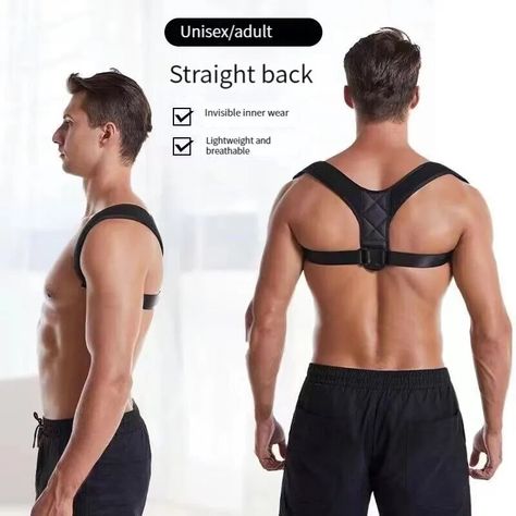 4168.45NGN 59% OFF|Back Correction Belt Adult Children Women Men Posture Correction Anti-humpback Corrector - Braces & Supports - AliExpress Posture Correction Belt, Back Posture, Ikat Pinggang, Sitting Posture, Posture Corrector, Better Posture, Posture Correction, Good Posture, Improve Posture