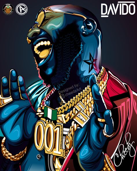 Davido Artwork Rapper Art Wallpaper, Davido Wallpaper, Thug Life Wallpaper, Teen Titans Go Robin, Savage Wallpapers, Life Wallpaper, Iphone Wallpaper For Guys, Android Wallpaper Art, Rapper Outfits