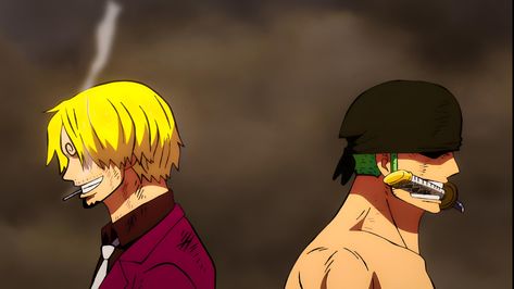 Zoro And Sanji, Zoro X Sanji, One Piece Wallpaper, Manga Tattoo, One Piece Photos, One Piece Cartoon, Dreamy Artwork, Fairy Tail Manga, Anime Episodes