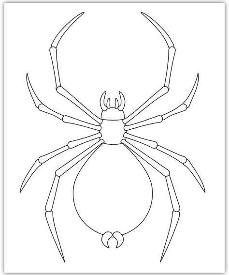 Imaginesque: Spider Pattern Tattoos To Practice, Mini Embroidery Patterns, Halloween Tole Painting, Spider Template, Embroidered Bugs, Spider Clipart, Embroidery Doll, Wire Patterns, Beaded Insects