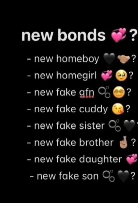 New Bonds List, New Bonds Instagram Post, Instagram Story Ideas Questions, Jamaican Quotes, New Bonds, Story Questions, Summer Job, Instagram Story Questions, Gangsta Style