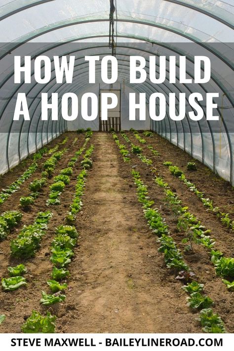 Wind Protection Garden, Tunnel Greenhouse, Hoop House, Walk In Greenhouse, Free Plans, Green House, Foliage Plants, Free Plan, Simple Diy