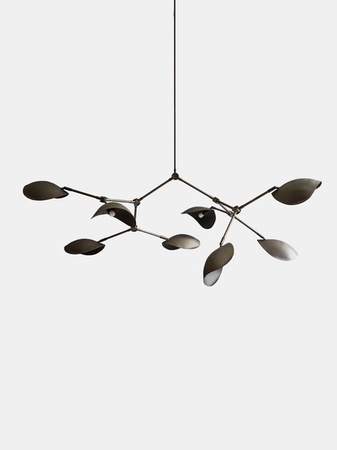 101 Copenhagen — Stingray Chandelier - Bronze — Chandeliers | Artilleriet Drop Chandelier, 101 Copenhagen, Bronze Floor Lamp, Black Wall Lamps, Bronze Chandelier, Green Pendants, Red Pendants, Light Sculpture, Blue Pendant