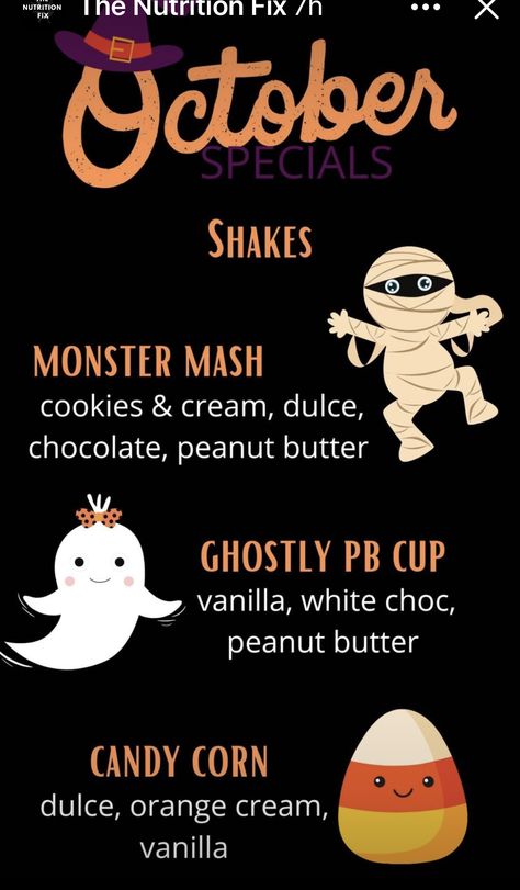 H3o Herbalife, Halloween Shakes Herbalife, Halloween Loaded Teas Herbalife, Halloween Herbalife Shake, Herbalife Cookies And Cream, Halloween Menu, Nutrition Club, Herbalife Shake Recipes, Flavored Water Recipes