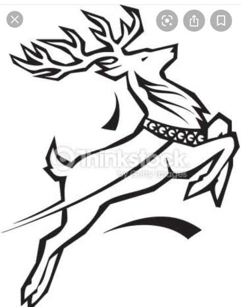 Flying Reindeer Drawing, Reindeer Flying, Reindeer Drawing, Flying Reindeer, Gold Work Embroidery, Reindeer Craft, Christmas Illustrations, Drawing Drawing, Wood Ideas