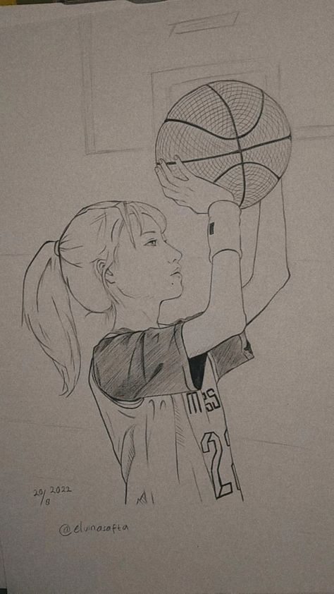 Basketball Drawing Ideas, Basketball Art Draw, Basketball Drawings Sketches, Playing Basketball Drawing, Drawing Basketball, Basketball Sketch, Sport Sketch, Book Cover Art Ideas, Basketball Drawings