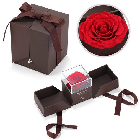 PRICES MAY VARY. 💕【 A Romantic Gifts for Her】Our rose are handmade, and each rose is carefully selected from rose bushes-permanently retaining the beautiful appearance of the roses.Symbolize forever love, harmonious family and loyal friendship. It will be a perfect gifts for your mom, girlfriend, wife, best friend, daughter, sister, or grandma on Birthday, Mother’s Day, Valentine’s Day, Anniversary, Wedding, Christmas, Graduation, or any other 💕 【Our Roses Can also be Used for Decoration】- Our Gold Dipped Rose, Artificial Flowers Decor, Rose Petals Wedding, Best Gift For Wife, Valentines Presents, Wedding Petals, Real Rose, Forever Rose