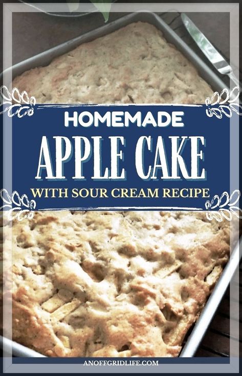 Quickbreads Recipes, Leftover Sour Cream, Cakes To Sell, Sour Cream Coffee Cake Recipe, Working Pantry, Cake With Sour Cream, Homestyle Meals, Baked Apple Recipes, Apple Coffee Cakes