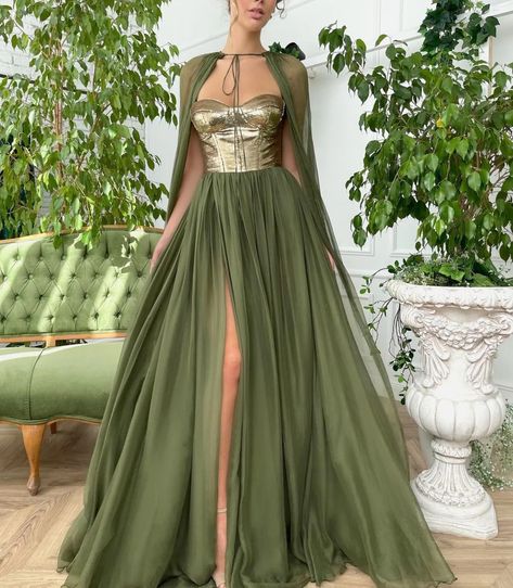 Enchanted Dress Theme, Enchanted Theme Outfit, Prom Dress Enchanted Forest, Fairy Gown Goddesses, Enchanted Forest Theme Outfit, Enchanted Forest Theme Dress, Enchanted Forest Outfit, Forest Fairy Outfit, Forest Outfits