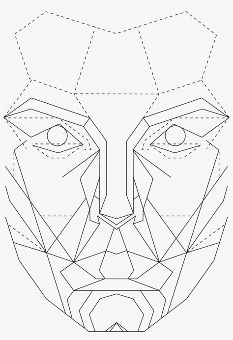 Perfect Face Template Transparent Png, Perfect Face Template, Golden Ratio Logo, Geometric Face, Face Proportions, Divine Proportion, Face Stencils, Face Template, The Golden Ratio