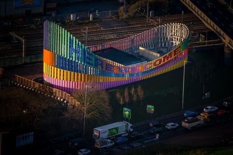 Electric Substation, Cross Sculpture, Electrical Substation, School Advertising, Eadweard Muybridge, Indie Magazine, Rural Land, Public Artwork, Angel Of The North