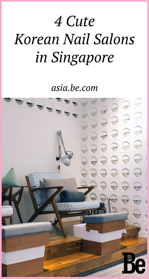 Discover 4 Cute #Korean #nail #salons in #Singapore. Korean Nail Salon, Korea Nail, Nail Salon Interior Design, Nail Salon Interior, Asia Fashion, Korean Nail, Nail Salon Decor, Nail Salon Design, Korean Nails