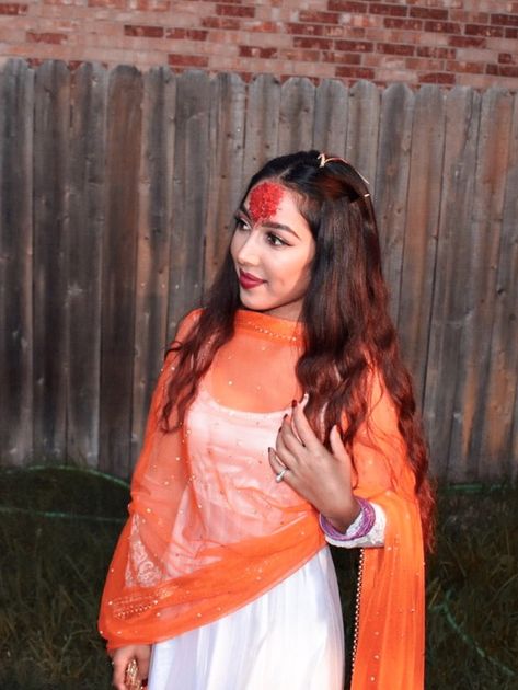 #dupatta #makeup #fashion #anarkali #orange #dashain #festivallooks Dashain Outfits, Dashain Festival Nepal, Dashain Festival, Happy Dashain, Outfit For Boys, Happy Me, Festival Makeup, Festival Looks, Makeup Fashion