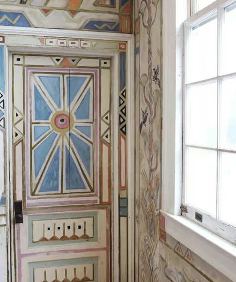 Reath Design Interiors, Reath Design, Arched Doorway, My Inner Child, Interior Murals, Painted Walls, Chinoiserie Style, Hand Painted Walls, My Brain