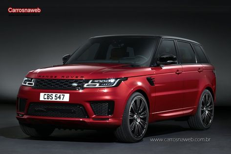 Land Rover Range Rover Sport HSE 3.0 V6 2018 Red Range Rover, Range Rover Sport 2018, New Range Rover Sport, Suv Luxury, Range Rover Sport Autobiography, Cars Range Rover, Vision Manifestation, Luxury Cars Range Rover, Used Land Rover