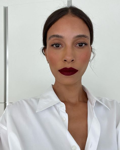 Tylynn Nguyen, French Makeup, Learning To Say No, Fall Makeup, Red Lipstick, Face Hair, Beautiful Makeup, Makeup Trends, Beauty Inspiration