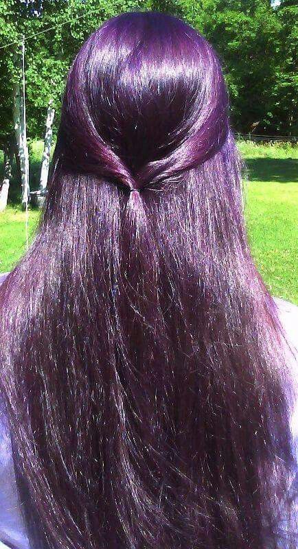 So pretty Long Purple Hair, Dark Purple Hair, Dip Dye Hair, Hair Creations, Hair Color Purple, Dye My Hair, Dream Hair, Crazy Hair, Purple Hair