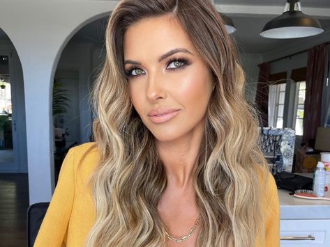 How to Get Audrina Patridge's Lived-In Waves | American Salon Audrina Patridge Style, Balayage Styles, Audrina Patridge, Big Curls, Celebrity Hair Stylist, Happy Hair, Mermaid Hair, Hair Strand, Hair Envy