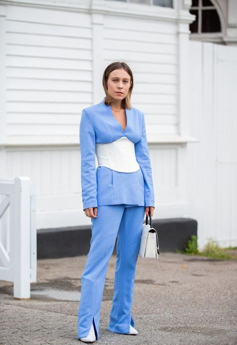 Corset Street Style, Fashion Week Spring 2020, Copenhagen Fashion, 2020 Fashion Trends, Copenhagen Style, Copenhagen Fashion Week, Street Style Trends, Spring Street Style, Malene Birger