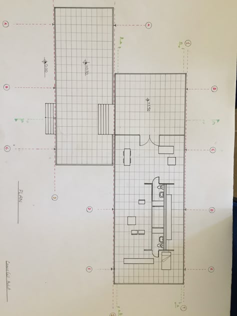 Farnsworth House Detail, Farnsworth House Interior, Farnsworth House Model, Farnsworth House Plan, Autocad Course, Modern Mid Century House, Hexagon House, Small Bathroom Plans, Mid Century House Plans