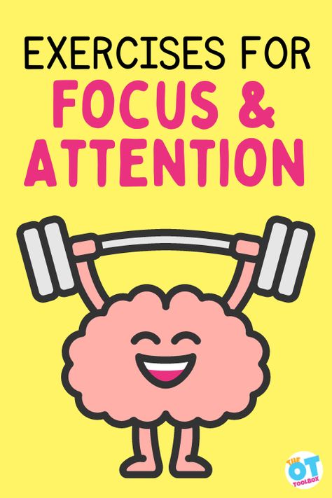 Occupational Therapy Physical Activities, Teaching Focus And Attention, Focus Exercises For Kids, Focus Activities For Preschoolers, Focus And Attention Activities For Kids, Focus Games For Kids, Activities For Attention, Activities To Improve Attention, Focus Activities For Kids