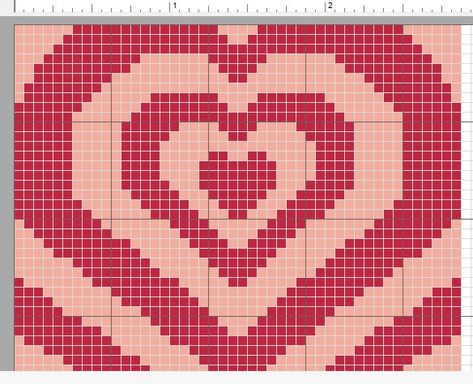 Hearts Aesthetic, Crochet Hobby, Shoulder Bag Pattern, Purse Patterns Free, Crochet Grid, Kawaii Rainbow, Pixel Grid, Graph Crochet, Grid Patterns