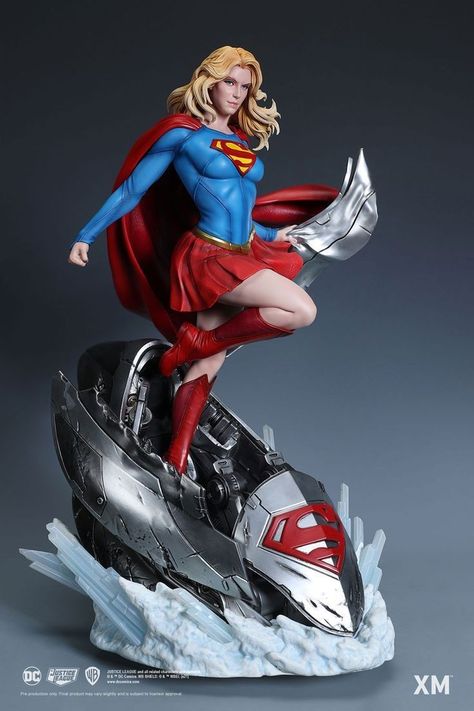 Supergirl Statue, Planet Krypton, Supergirl Kara, Dc Comics Vs Marvel, Cast Porcelain, Dc Action Figures, Xm Studios, Marvel Statues, Dc Figures