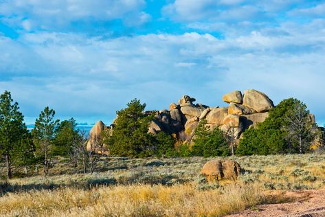 Cheyenne Wyoming Photography, Wyoming Mountains, America Trip, Background Reference, Cheyenne Wyoming, Cowboy Aesthetic, Hell On Wheels, Artificial Lake, Cowboy Hat