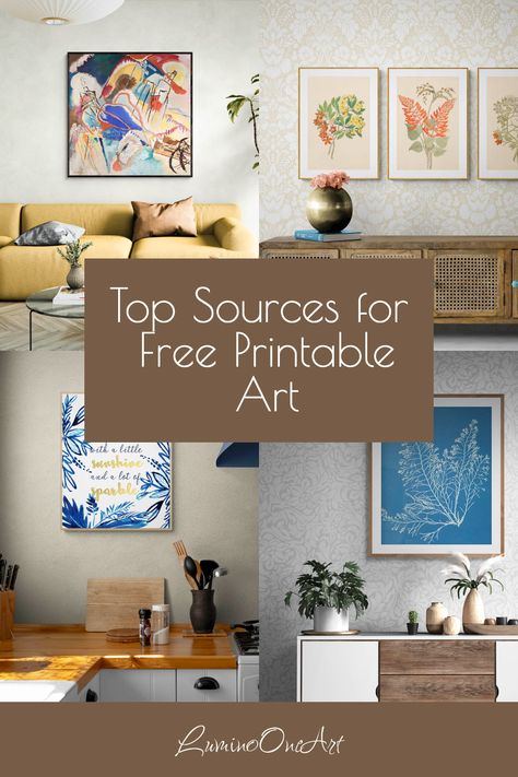 Free Printable Wall Art Top Sources Free Wall Printables, Free Wall Art Prints, Free Printable Artwork, Art Splash, Modern Wall Art Prints, Free Wall Art, Eclectic Wall Art, Free Printable Wall Art, Free Printable Art