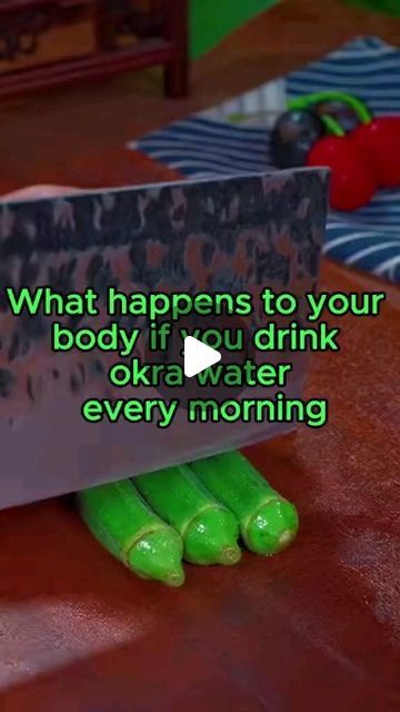 How To Make Okra, Okra Benefits, Okra Water, Water In The Morning, Water Benefits, Water Recipes, Okra, Diy Homemade, Holistic Healing