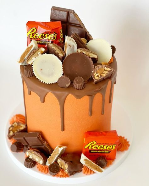 Reese's Birthday Cake, Reece’s Birthday Cake, Reese Cake Birthday, Reese’s Birthday Party, Reeses Cake Ideas, Reeses Cake Decoration, Reese’s Cake Decoration, Reese Birthday Cake, Reece’s Cake