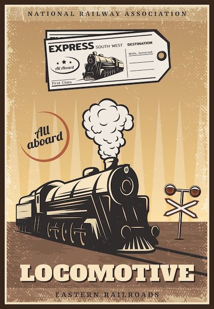 Railroad Art, Train Posters, Train Theme, Soul Train, Train Party, New Branding, Something Big, Vintage Train, Thomas And Friends