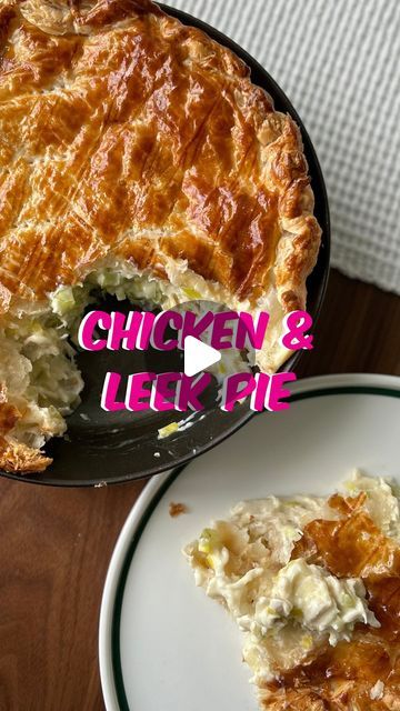 Anna Polyviou on Instagram: "CHICKEN LEEK PIE - From my kitchen to yours! It’s comfy, feel good, baby it’s cold outside dish that I could eat everyday! 🥧🌿🍗

Ingredients
2cup	Chicken stock
500gr 	Chicken breast fillets
100gr 	Butter
1	Leek thinly sliced.
2 	Celery, trimmed, finely chopped.
2Tb 	Plain flour
1/2cup 	Milk
1cup	Cream
fresh thyme leaves (plus extra to serve)

2 sheets puff pastry
1 egg yolk, beaten lightly.

HOW TO
1.Bring stock to a simar over medium heat. Add chicken and allow chicken to cook.  Add to eclectic machine and whisk.  Reserve poaching liquid. 
2. Cook celery, leek into the butter till soften, add in the flour and some thyme for a minute than add in poaching liquid about 1 cup.  Once mixed together add in the cream and milk till boiled and thicken.
3.  Add throug Chicken And Leek Pie, Leek Pie, Recipe Hacks, Cream Fresh, Chicken Breast Fillet, Chicken Pie, Savoury Recipes, Plain Flour, Fresh Thyme