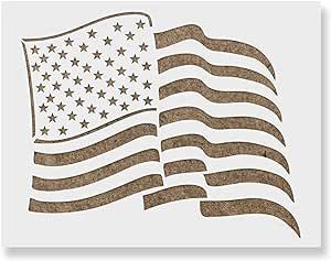 Flag Outline Drawing, American Flag Stencil, Flag Outline, Waving American Flag, Art Stencils, Usa Decor, Gadsden Flag, Paint Stencils, Event Display