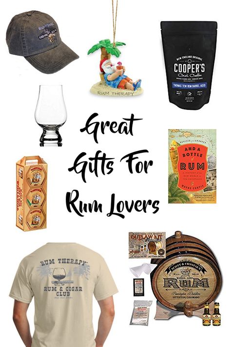 Do you have a rum drinker on your Christmas list? Check out our top gift ideas for the rum lover. Gifts For Rum Lovers, Rum Gift Basket Ideas, Rum Gift Ideas, Liquor Gift Baskets Diy, Liquor Gift Baskets, Rum Liquor, Liquor Gifts, Unique Glassware, Rum Bottle