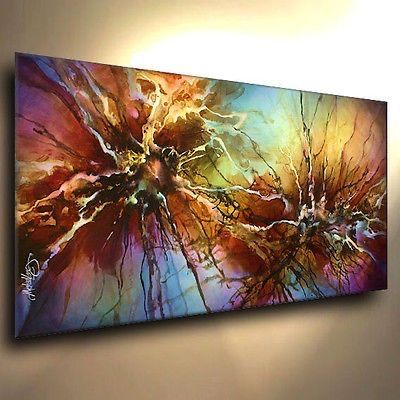 Michael Lang, Giclee Abstract, Painting Ideas For Beginners, Beautiful Chaos, Canvas For Beginners, Soyut Sanat Tabloları, Acrylic Pouring Art, Canvas Painting Ideas, Contemporary Abstract Art