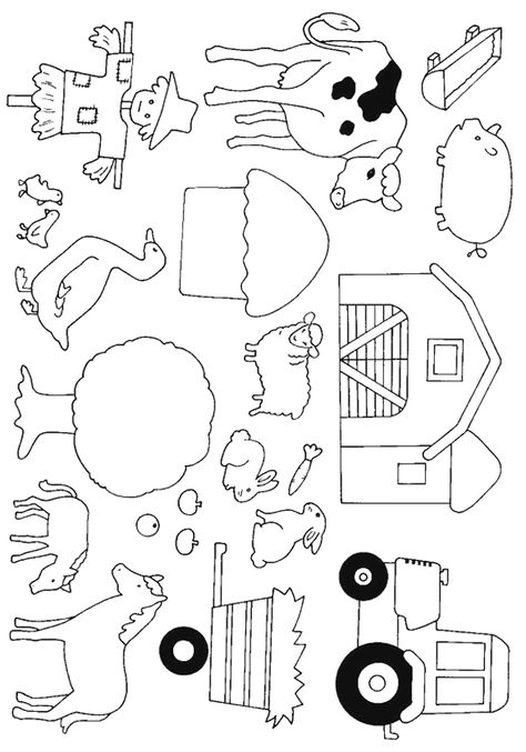 Cows - 999 Coloring Pages-perfect for quiet book pictures Farm Coloring Pages, Cow Coloring Pages, Quiet Book Templates, Farm Animal Coloring Pages, Felt Stories, Farm Activities, Quiet Book Patterns, Felt Books, Farm Crafts