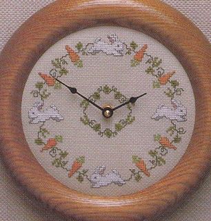 Clock Cross Stitch Pattern, Clock Cross Stitch, Vintage Cross Stitch Pattern, Cross Stitch Collection, Vintage Rabbit, Framed Cross Stitch, Thread Art, Cat Cross Stitch, Vintage Cross Stitches