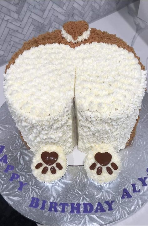 Corgi Cake, Corgi Butts, Dog Cake, Dog Shower, Cute Corgi, 11th Birthday, Girl Cakes, Cute Cakes, Themed Cakes