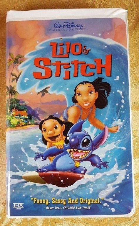 Walt Disney Lilo & Stitch with Clamshell VHS Tape Lilo And Stitch 2002, Lilo And Stitch Movie, Stitch Movie, Disney Poster, Film Trailer, Zombie Land, Lilo Et Stitch, Lilo Y Stitch, Childhood Movies