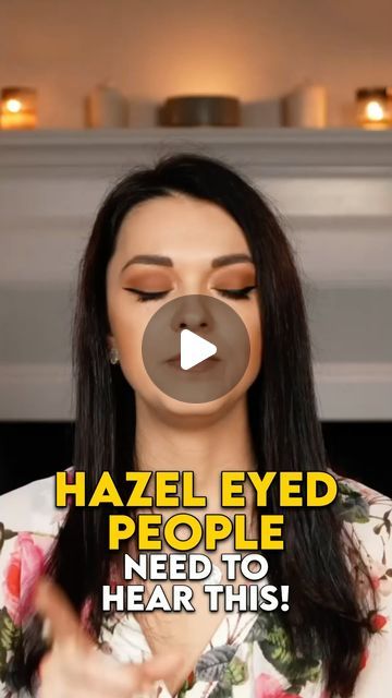 Mariya on Instagram: "Do you have hazel colored eyes? 👁️ You need to hear this message! #eyecolor #hazeleye #spiritualawakening" Dark Hazel Eyes, Hazel Green Eyes, Hazel Color, Hazel Eyes, Spiritual Awakening, Green Eyes, Eye Color, Supernatural, Eye Makeup