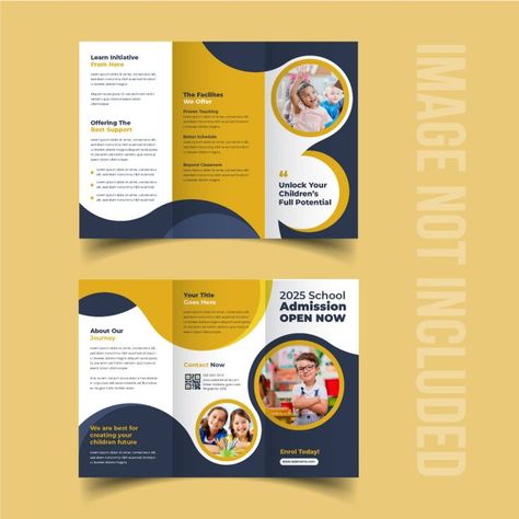 This modern and professional Kids school Trifold Brochure EPS Template is suitable for any kind of Education institute, School, College, Kids Kinder Garden and more.This Kids school Trifold Brochure EPS Template is super simple to edit and customize with your own details. Simply add your own images and text. Hope you like it. Enjoy! Download EPS Brochure Templates Free Download, Simple Brochures, Education Brochures, School Brochure, Modern Brochures, Marketing Presentation, Professional Brochure, Trifold Brochure Design, Marketing Brochure