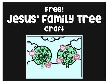 Students will make a family tree for themselves and Jesus with this religion craft!-may leave out Anne/Jaochin Jesus Family Tree Craft, Jesus Family Tree For Kids, First Grade Family Tree Project, Jesse Tree With Jesus Storybook Bible, Jesus Family Tree, Family Tree Of Adam And Hawa, Genealogy Of Jesus, Family Tree For Kids, Family Tree Craft